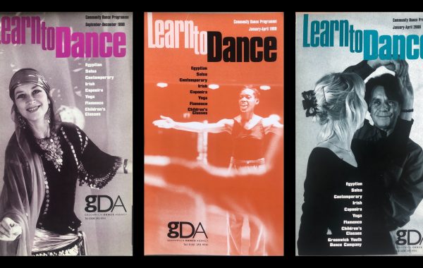 30 years in pictures: 1999-2000. Learn to Dance. Three brochures from the late 1990s